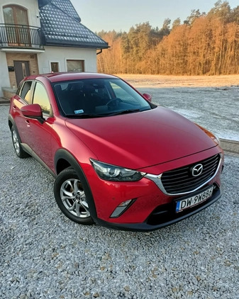 Mazda CX-3 cena 70000 przebieg: 93306, rok produkcji 2017 z Wieluń małe 352